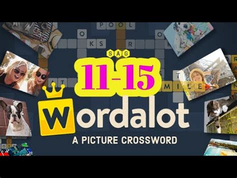 WORDALOT level 11 12 13 14 15 answers .